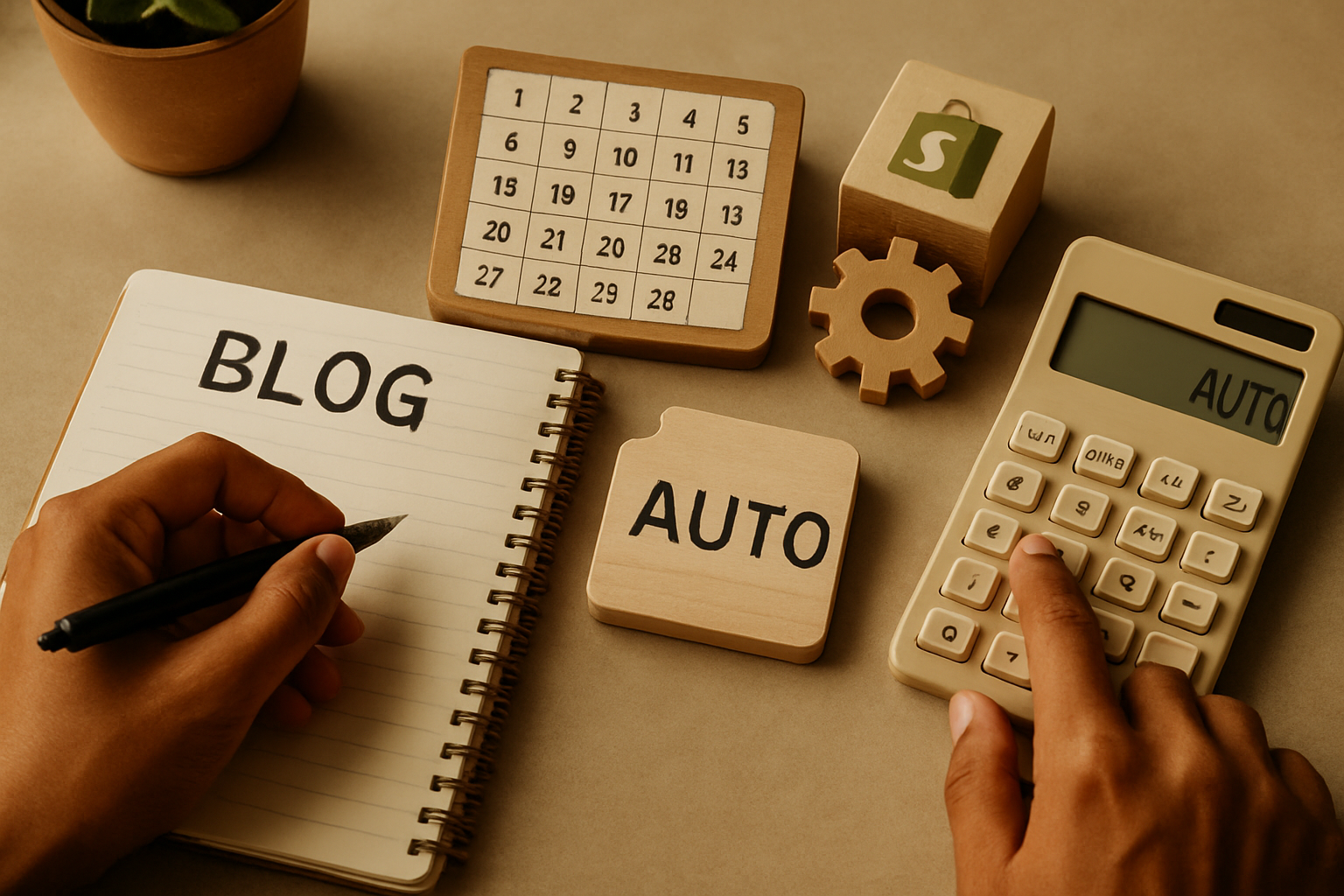 इमेज के साथ शॉपिफ़ाय ब्लॉग पोस्ट शेड्यूलर, सब कुछ ऑटो