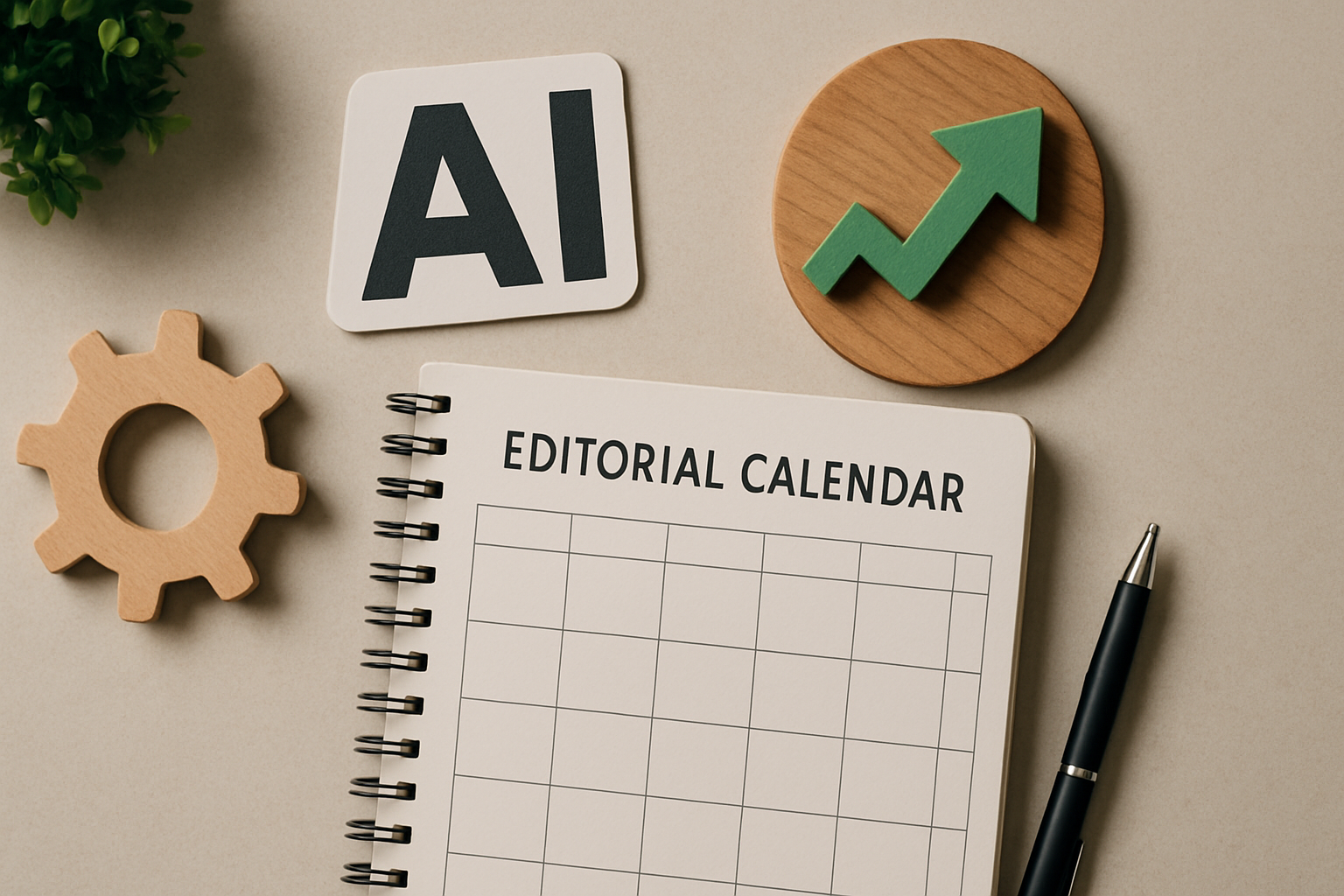 Create an AI-powered editorial calendar that compounds organic traffic