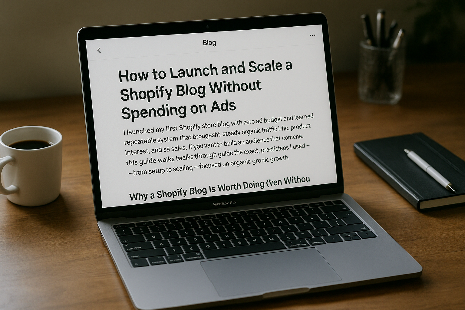 How to Launch and Scale a Shopify Blog Without Spending on Ads