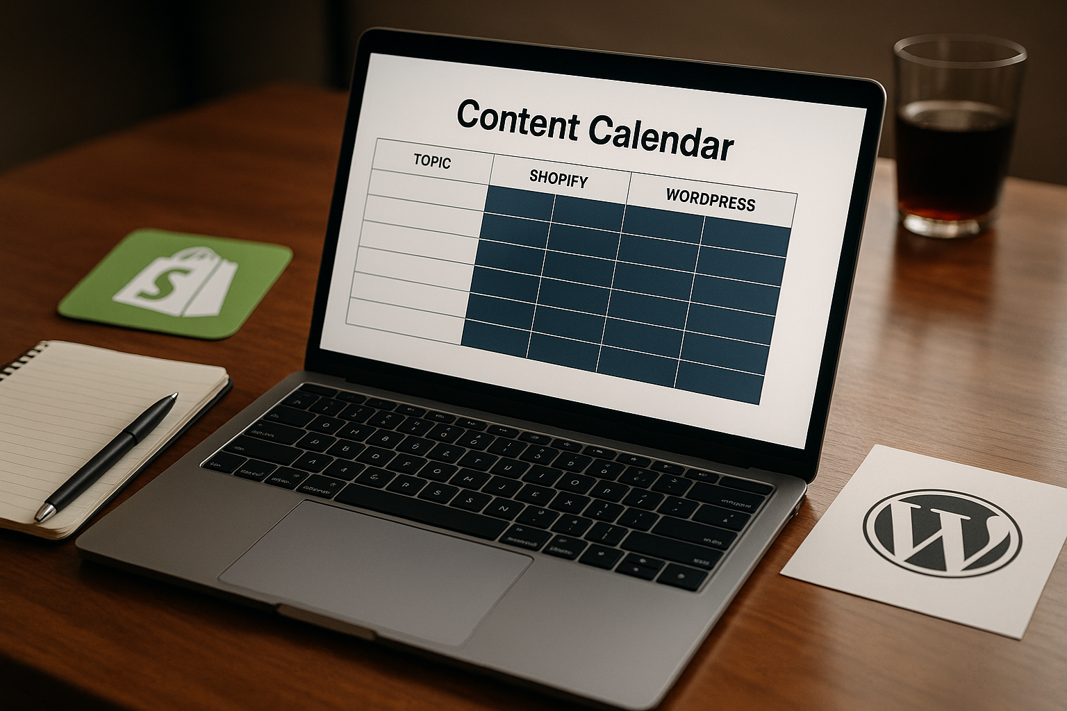 How to Build a Content Calendar for Shopify and WordPress Blogs