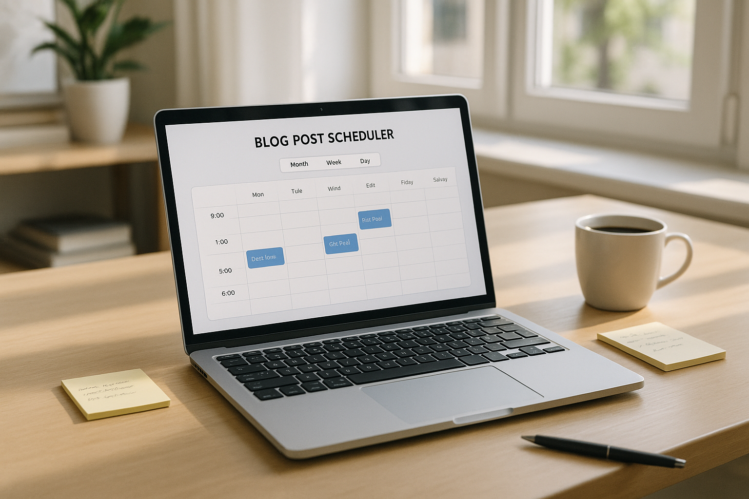 One-Click Blog Posting with a Post Scheduler App to Save Blogging Time