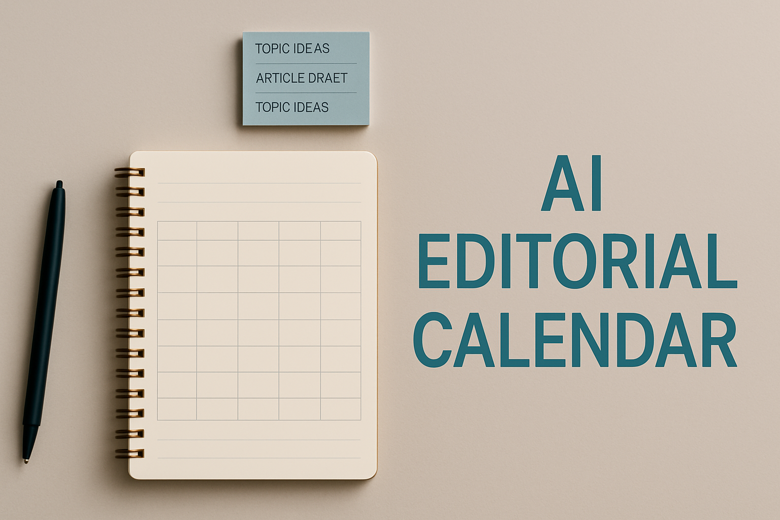 Gestión de calendario editorial con IA para automatizar blogs y ahorrar tiempo