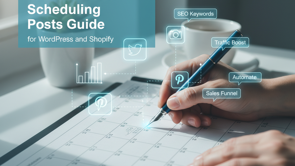TrafficOntent Scheduling Posts Feature Guide for WordPress Store Content Calendars