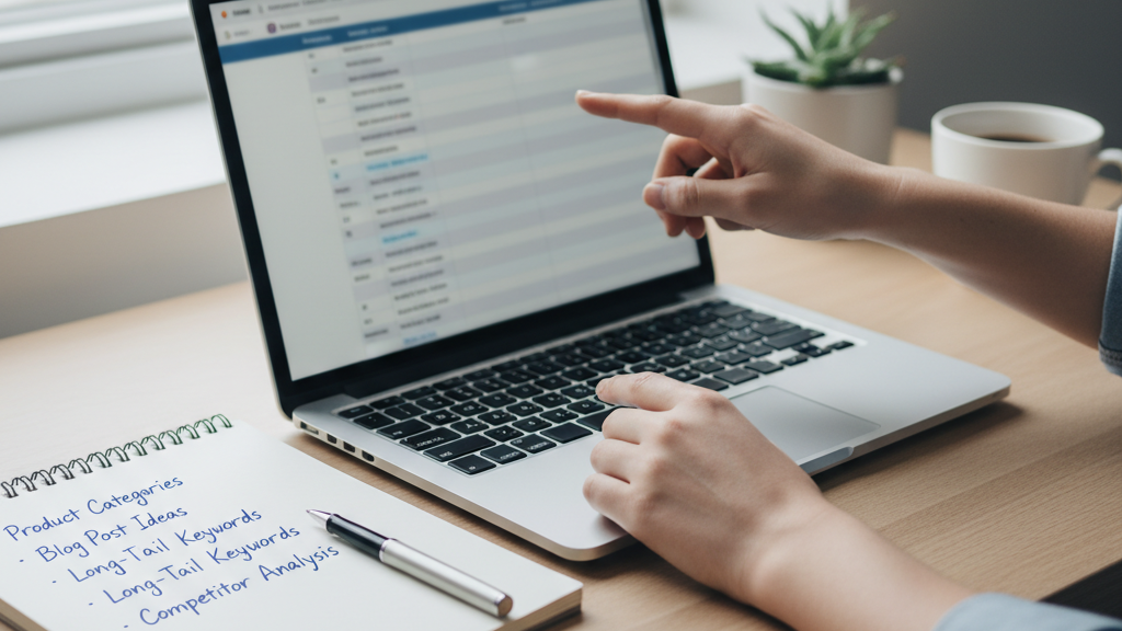 Shopify自然流量提升的实操方法：关键词选题与竞品对比的实战