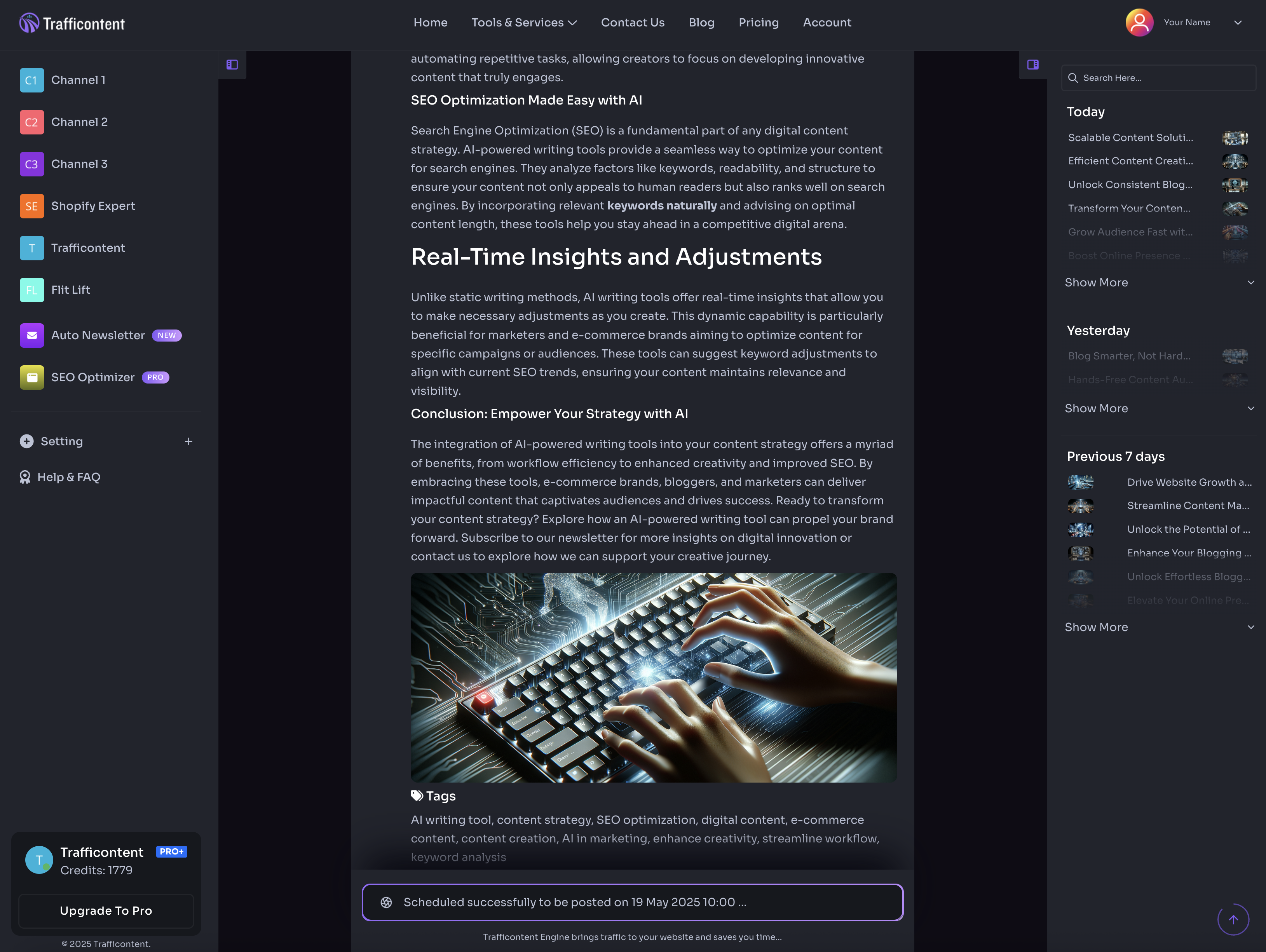 Chat example Image
